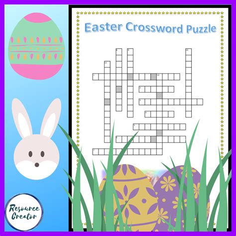 Easter Crossword Puzzle with Answers | Made By Teachers