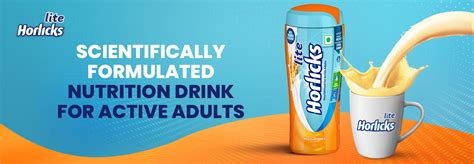 Sugar Free Lite Horlicks For Active Adults | Functional Nutritional ...