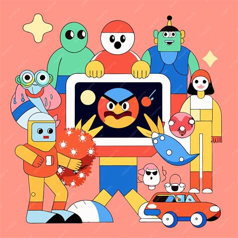 Image result for Computer Robot Cartoon