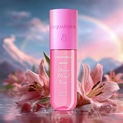 Refresh+ Dewy Floral Kiss Perfume Body Mist with Zemea & Hyaluronic Ac ...