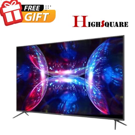High Square 32-inch HD Smart LED TV, IPS Frameless Screen