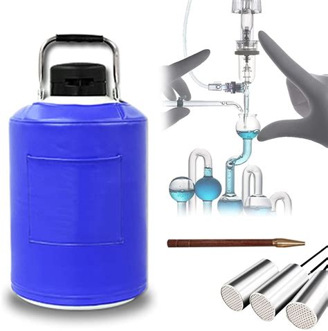 Buy YITIELE Aluminum Alloy Liquid Nitrogen Tank, Static Cryogenic ...