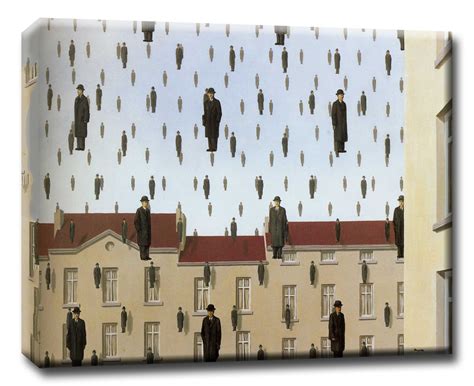 Tallenge Golconde by Rene Magritte Medium Gallery Wrap (20 x 24 inches ...