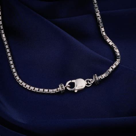 Silver Compass Chain for Men | Totapari Jewellery