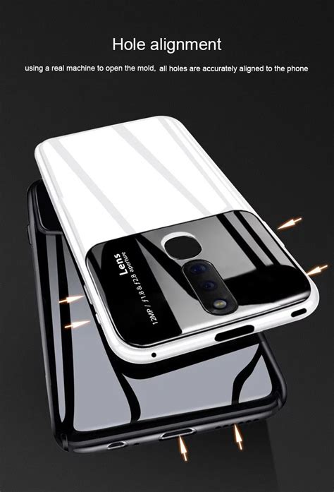 Vaku ® Oppo F11 Pro Polarized Glass Glossy Edition PC 4 Frames + Ultra ...