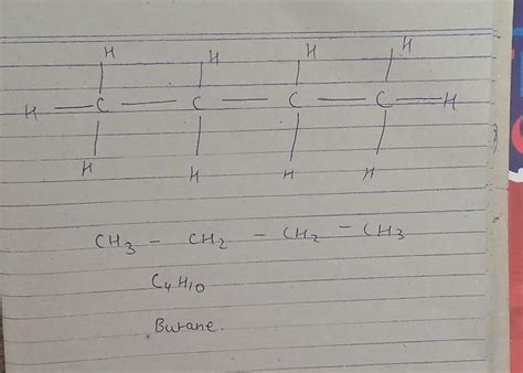 Write the name and draw the structure of a saturated hydrocarbon with ...
