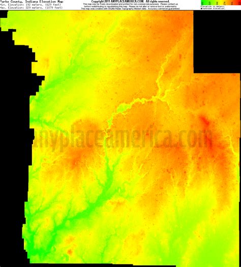 Free Parke County, Indiana Topo Maps & Elevations