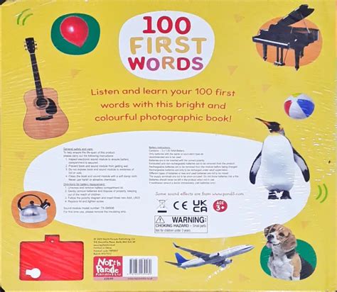 100 First Words : A Listen and Learn Sound Book – Books and You
