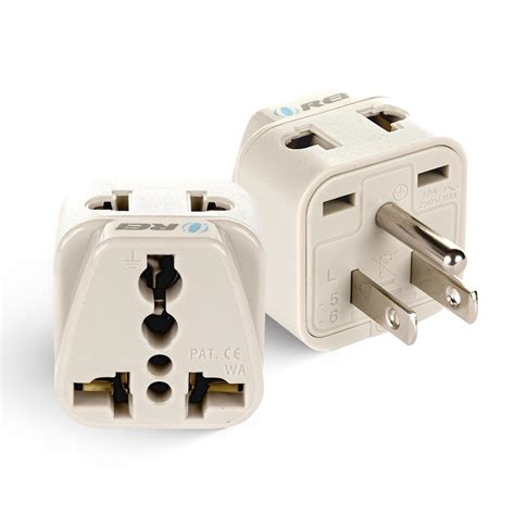 OREI India to USA Converter Plug, Japan, Canada Adapter - Type B USA ...