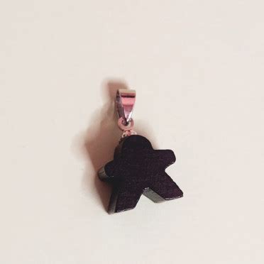 Buy Meeple pendant - Black - Adopt a Meeple - Accessories