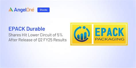EPACK Durable Shares Hit Lower Circuit of 5% After Release of Q2 FY25 ...