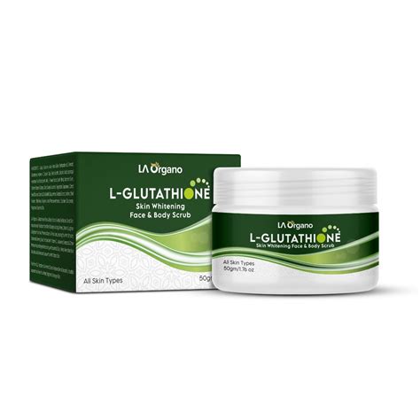 L-Glutathione Face & Body Scrub, Exfoliates Dead Skin, Impurities & Po ...