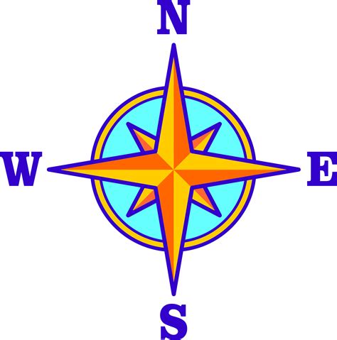 Compass clipart colorful, Compass colorful Transparent FREE for ...