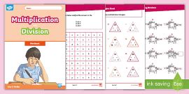 Year 4 Maths Multiplication and Division Workbook (AUS)