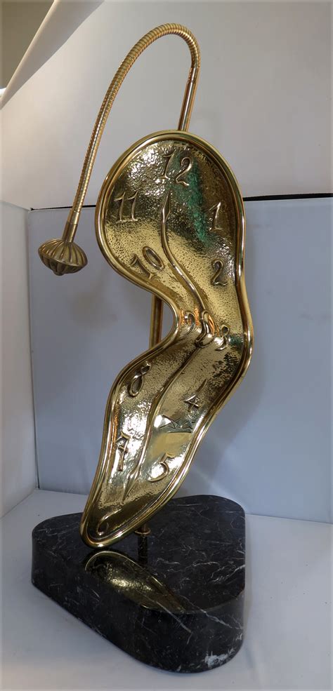 Surrealist Sculpture Melting Clock By Salvador Dali | Modernism