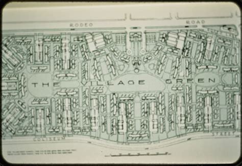 Photograph of a Baldwin Hills plan (Baldwin Hills Village, Los Angeles ...