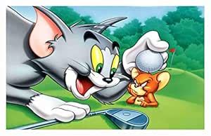 BALDAU PRINTS Tom and Jerry Cartoon Photo Wall Poster For Room (Gloss ...