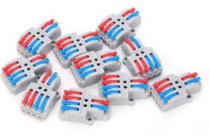 Onneybrothers 10 Pcs/ 2in 4 out Push-in Lock Universal Connector Wires ...