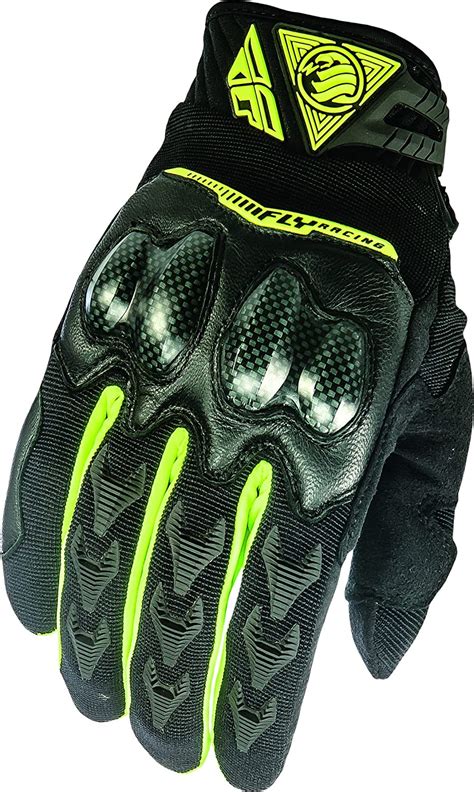 Fly Racing Unisex-Adult Patrol XC Gloves (Black/Hi-Vis, Size 10 ...