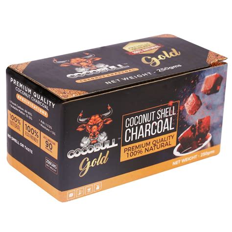 COCOBULL | 26MM - 250 Grams - 16 Pieces | Coconut Hookah Coals ...