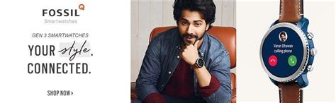 Fossil Gen 3 Venture Smart watch Black Dial - FTW6008 : Amazon.in: Fashion