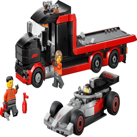 Lego 60493 City F1 Display Truck With Audi F1 Race Car (508 Pieces ...