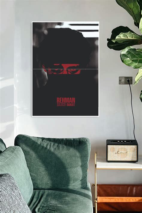 Rehman Dakait 2 Panel Poster | Bold Attitude Wall Art – The Poster Valley