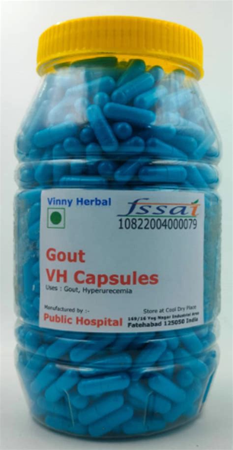 Gout VH Herbal Supplement Capsules