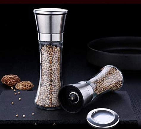Buy KHODIYAR Stainless Steel Salt and Pepper Crusher- Adjustable ...