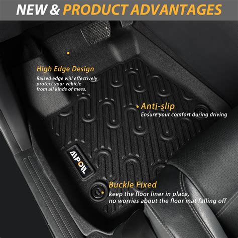 AIPOIL® Floor Mats & Cargo Liner Fit for Kia Forte 2019-2024?TPE All ...