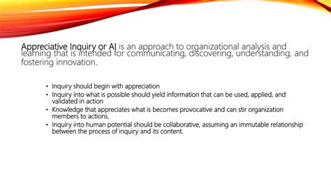 Appreciative coaching in Business | PPTX