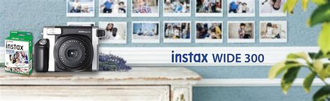 FUJIFILM INSTAX Wide 300 Instant Film Camera (Black) | Future Forward