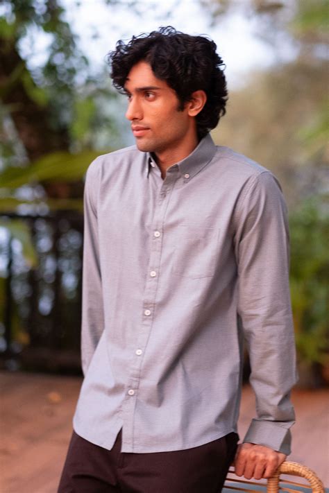 Shirts - The Egyptian Cotton Buttondown Shirt Light Grey