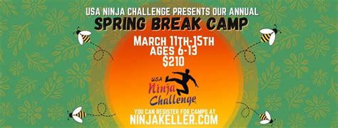 Spring Break Camp!, USA Ninja Challenge - Keller, Texas, 11 March to 15 ...
