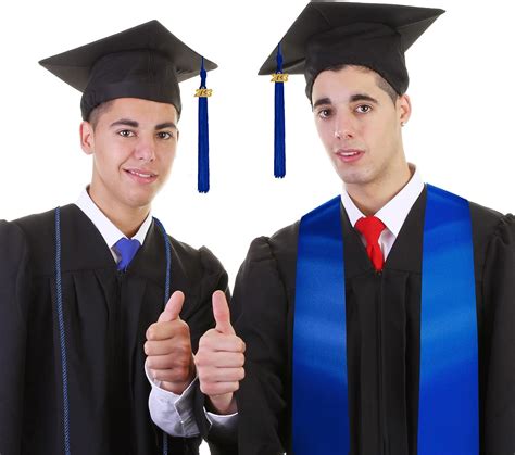 Buy 4 Pieces 2023 Unisex Graduation Matte Gown Cap Tassel Set Honor ...