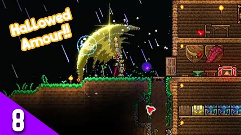 Building Hallowed Armour! (Terraria Part 8) - YouTube