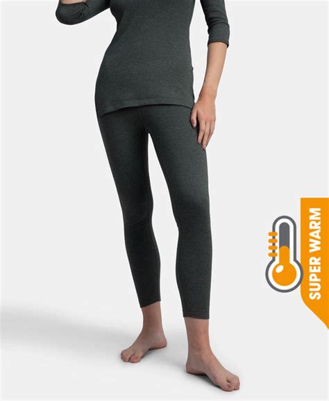 Buy Super Combed Cotton Rich Brushed Fabric Thermal Leggings with ...