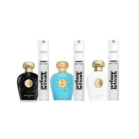 Lattafa Opulent Sampling Set ( Oud, Dubai, Musk) 3 x 1ml – Perfume ...