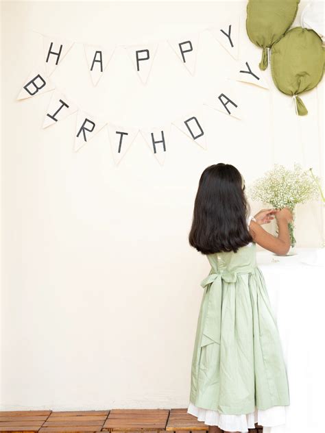 Happy Birthday Bunting Banner | Pure Cotton,Eco-Friendly & Reusable ...
