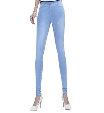 Buy CHANNEL-F Denim Stretchable Plain Regular Fit Women's Jeggings at ...