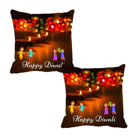 Buy Sitannya Set of 2 Square Cushion Covers, 12x12 inch Cushion Covers ...