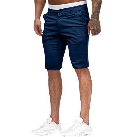 Mesh Shorts Men Stretch Expandable Waist Mens Slim Fit Shorts Chino ...