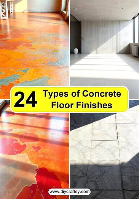 24 Types of Concrete Floor Finishes: Stylish & Durable