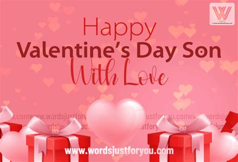 Happy Valentine's Day Son » WordsJustforYou.com - Original Creative ...