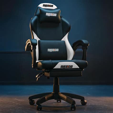 Drogo Aura Pro Premium Ergonomic Gaming Chair | PU Leather, ErgoSync ...