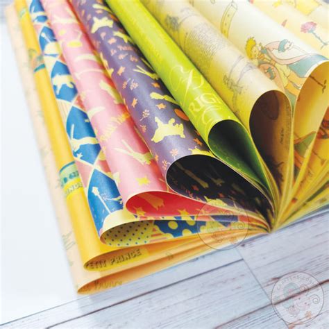 Le Petit Prince Wrapping Paper Book (225 X 304 X 4 mm) – CRAFTERS CORNER
