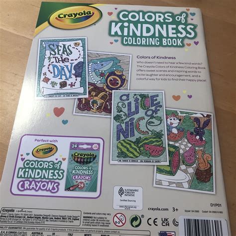Buy Crayola Colors of Kindness Coloring Book Online at Lowest Price in ...