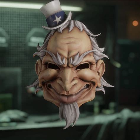 STL file PAYDAY 3 Seedy Sam Mask・Template to download and 3D print・Cults