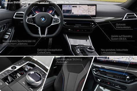 Die neue BMW 330i Limousine, Der neue BMW 330e Touring – Highlights Interieur (05/2024)