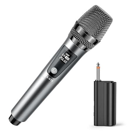 JYX Wireless Microphone for Singing, Professional UHF Metal Handheld ...